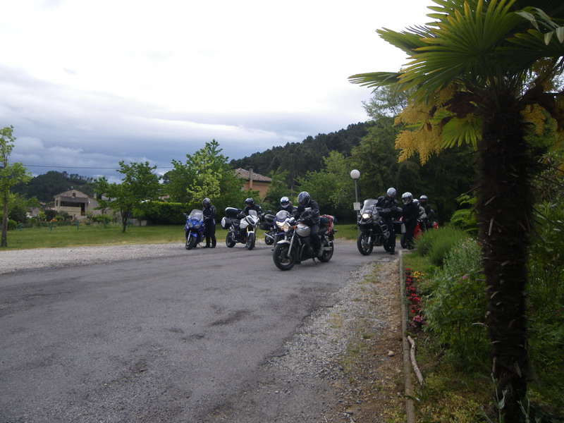 Départ des motards EDF-GDF de Besançon Départ des motards de Besançon